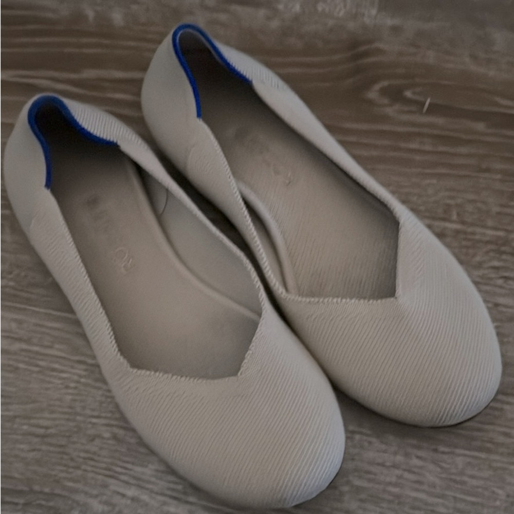 Rothy’s beige flats